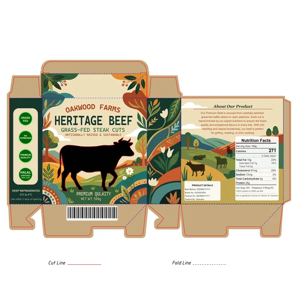A Pastoral and Whimsical Take on Heritage Beef